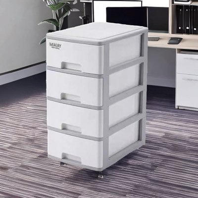 27X18X36CM CAJONERA PVC 4 CAJONES