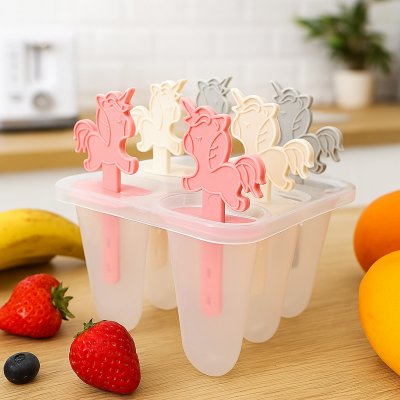 MOLDE PARA HELADO 6 CAVIDADES SURT