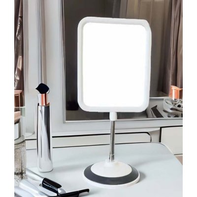 17X14CM ESPEJO CUAD BLANCO