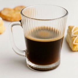 260ML SETX6 TAZA VIDRIO RALLADO