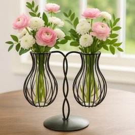 22X17CM PORTAVELA X2 METAL