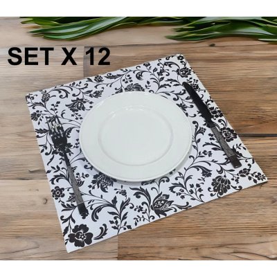 35X35CM INDIVIDUAL DESCARTABLE X12 UNID VINTAGE