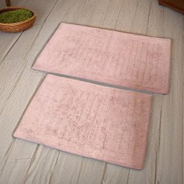 SET 40X60CM + 50X80CM ALF P/BAÑO ROSA
