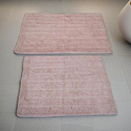SET 40X60CM + 50X80CM ALF P/BAÑO ROSA
