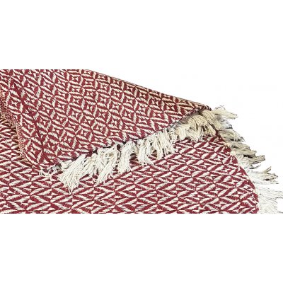 125X150CM MANTA ALGODÓN ROJO