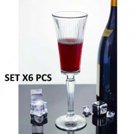 180ML SETX6 COPA CHAMPAGNE VIDRIO