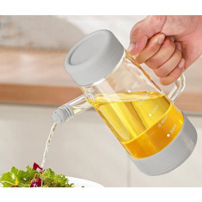 700ML ACEITERA VIDRIO BASE SILICONA