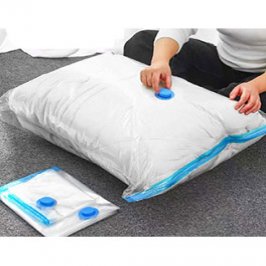 50X60CM BOLSA CON VALVULA CIERRE VACIO