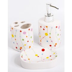 SET DE BAÑO 3 PCS PORCELANA
