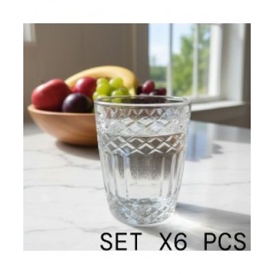 220ML SETX6 VASO VIDRIO