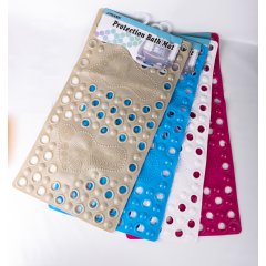 34X64CM ALFOMBRA RECT P/BAÑERA ANTIDESLIZANTE SURT