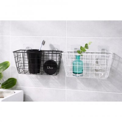 29X13CM CANASTO P/PARED METAL AUTOADHESIVO SURT