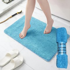 50X70CM ALF P/BAÑO ANTIDESLIZANTE CELESTE