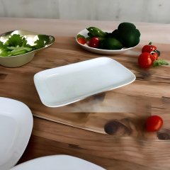 25X16CM FUENTE PORC BLANCA