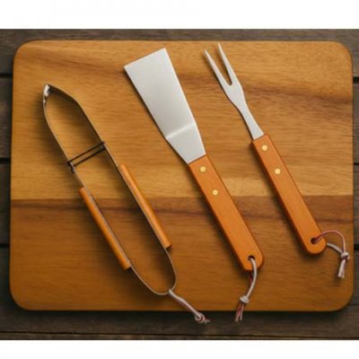 34CM SET ASADO 3PCS