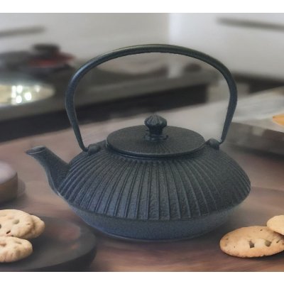 800ML TETERA HIERRO C/INFUSOR  NEGRO