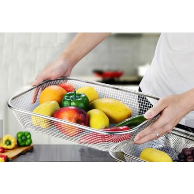 24CM ESCURRIDOR VEGETALES ACERO INOX