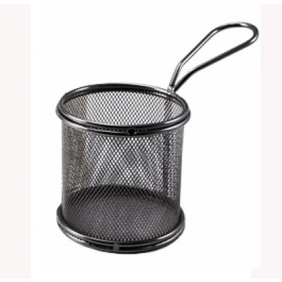 Ø9X9 CM CANASTA FREIDORA NEGRA