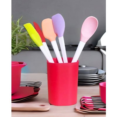 20CM SETX5 UTENSILIOS SILICONA SURT
