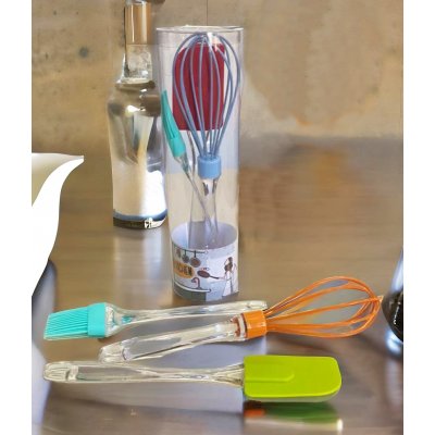 25CM SETX3 UTENSILIOS SILICONA SURT