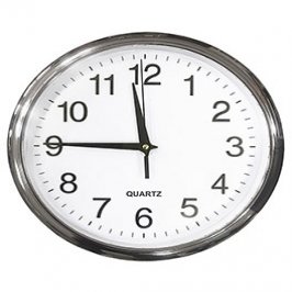 Ø26CM RELOJ PARED PLASTICO