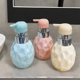 Ø13CM DISPENSER DE JABON PORC SURT