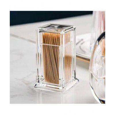 8CM PORTA ESCARBADIENTES ACRILICO