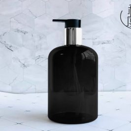 500ML DISPENSER JABON PVC NEGRO