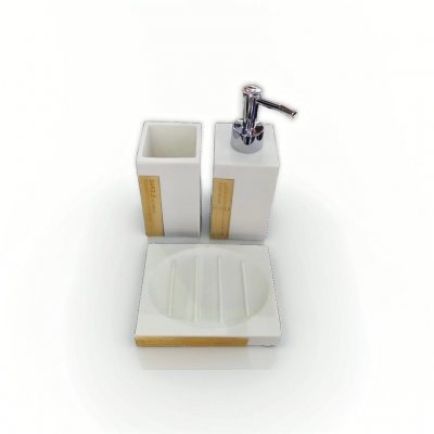 3PCS SET DE BAÑO PORCELANA