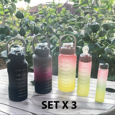 2000ML SETX3 BOTELLA DE AGUA SURT