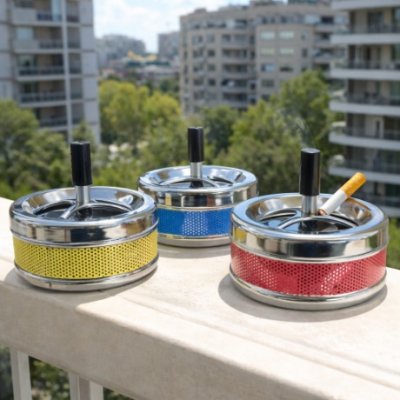 11CM CENICERO METAL SURT