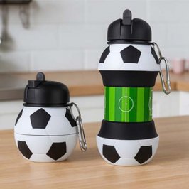 550ML BOTELLA DE AGUA SILICONA PLEGABLE SURT