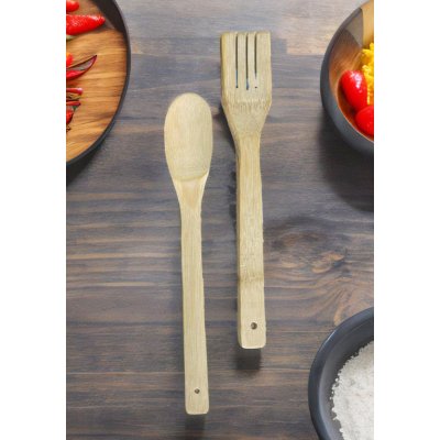 20CM SETX2 UTENSILIOS MADERA BAMBOO