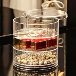 12X14CM PORTACOSMETICOS ACRILICO