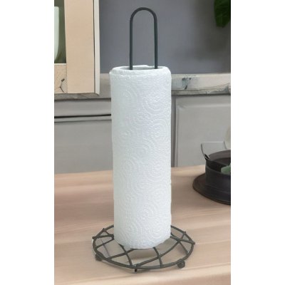 31CM PORTARROLLO PAPEL COCINA NEGRO