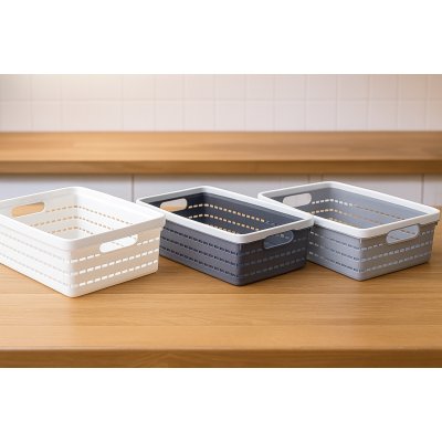 35X27CM CANASTO PVC SURT