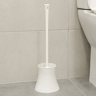 42CM CEPILLO P/BAÑO PVC BLANCO