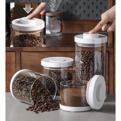 450ML FRASCO VIDRIO C/BOTON DE CIERRE VACIO BLANCO